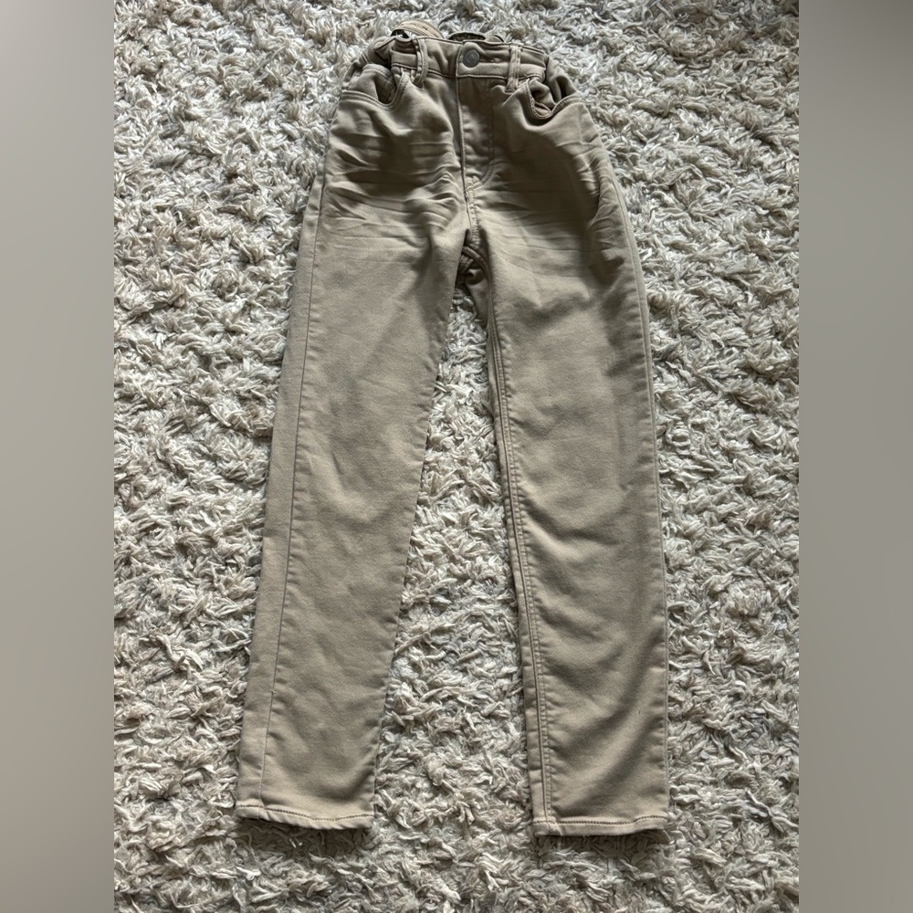 H&M Kids Slim Fit Pants Khaki School Size 8-9Y / EUR 134 – Adjustable Waist